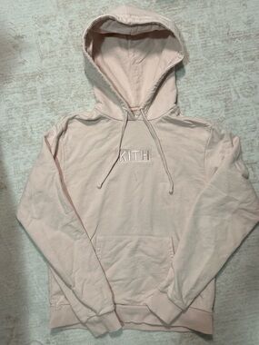 Kith Pullover Hoodie in Light Pink